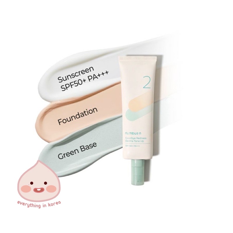Numbuzin - No.2 - Goodbye Redness Derma Tone Up - SPF 50+ PA+++ - 4-in-1 Primer - 50ml - Image 2