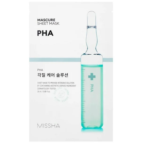 Missha - Mascure Peeling Solution Sheet Mask - PHA - PHA Acid Sheet Mask - 28ml