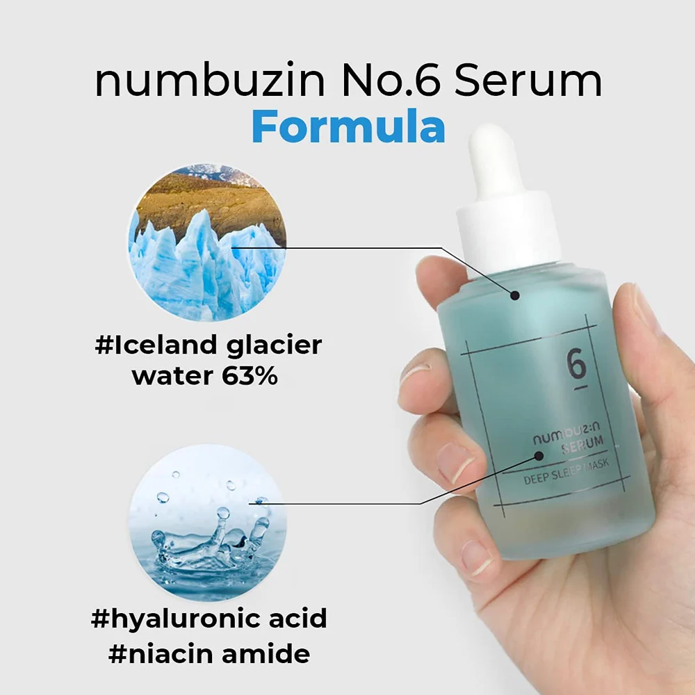 Numbuzin - No.6 - Deep Sleep Mask Serum - Deep Moisturizing Mask in Serum - 50ml - Image 2