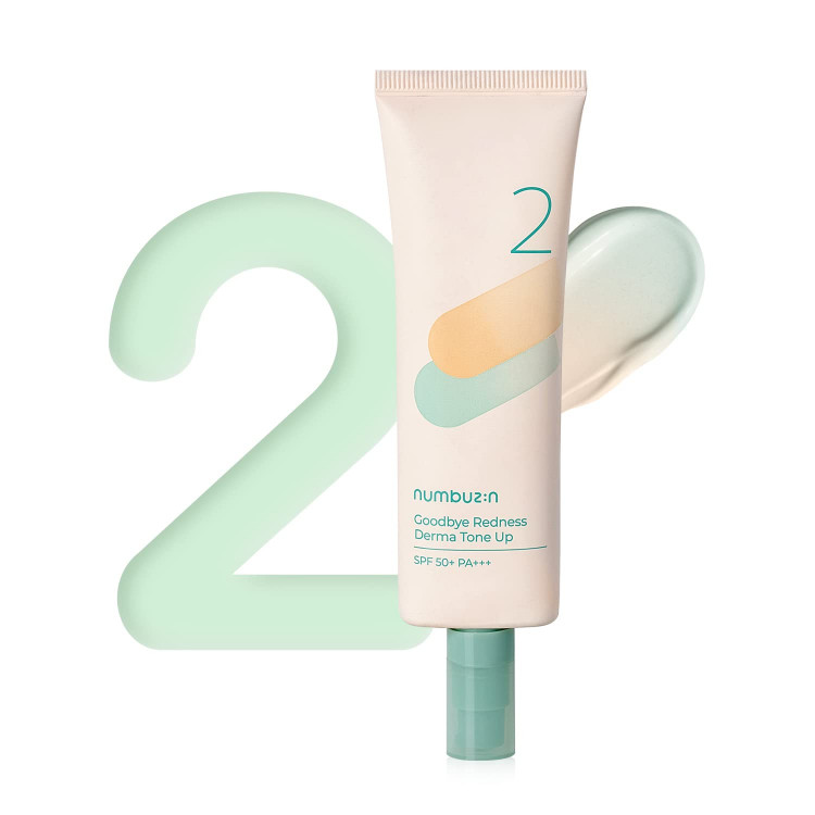 Numbuzin - No.2 - Goodbye Redness Derma Tone Up - SPF 50+ PA+++ - 4-in-1 Primer - 50ml