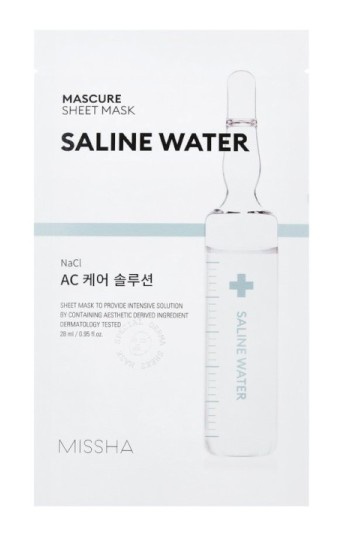 Missha - Mascure AC Care Solution Sheet Mask - Saline Water - Anti-Acne Sheet Mask - 28ml
