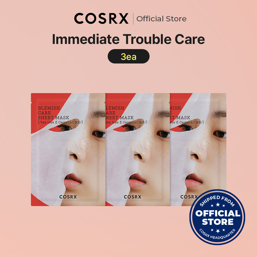 Cosrx - AC Collection Blemish Care Sheet Mask - Skin Imperfections Control Mask with Tea Tree Extract - 26g - Image 3