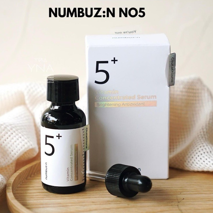 Numbuzin - No.5 Vitamin Concentrated Serum - Brightening Vitamin Serum - 30ml - Image 3