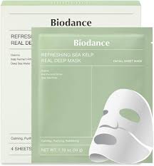 Biodance - Refreshing Sea Kelp Real Deep Mask - Soothing and Moisturizing Face Mask - 1pc/34g