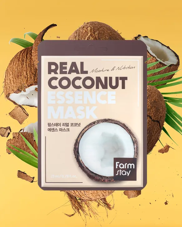 FARMSTAY REAL COCONUT Essence Mask, 23 ml