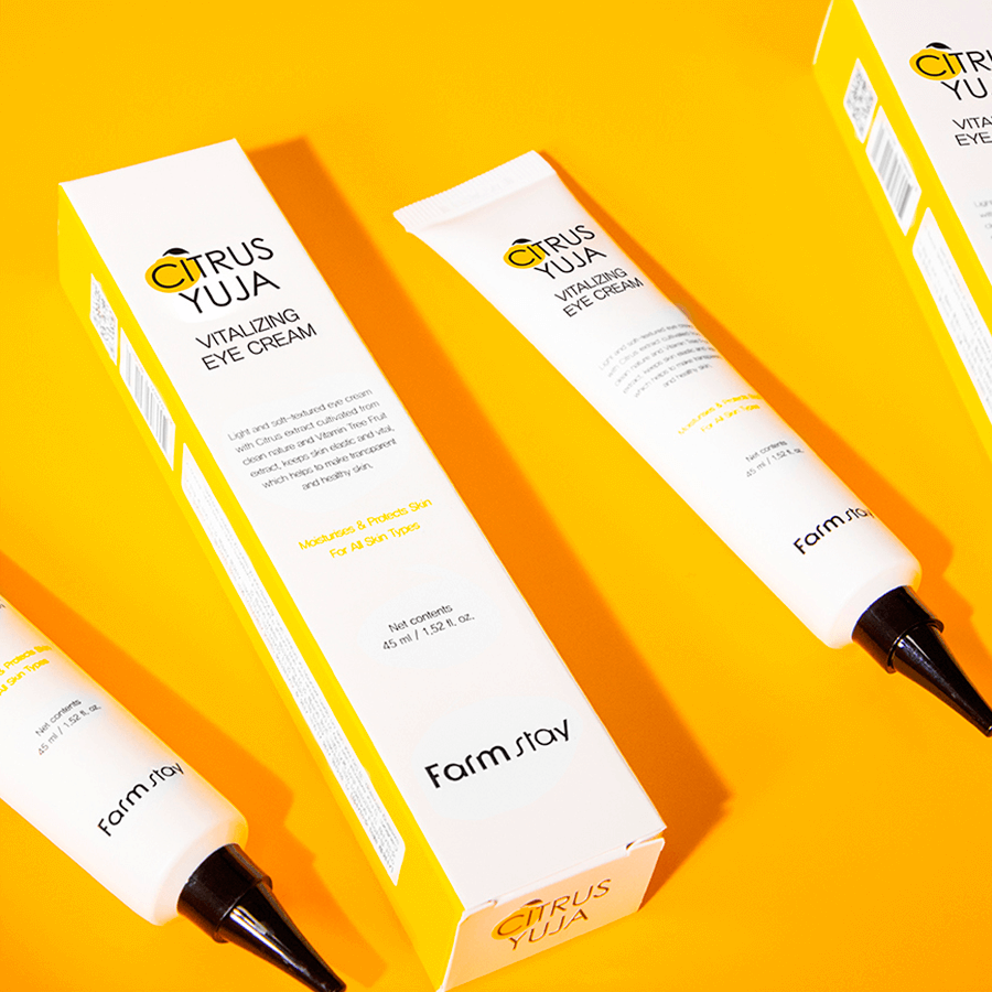 FARMSTAY CITRUS YUJA VITALIZING Eye Cream, 45 ml - Image 2