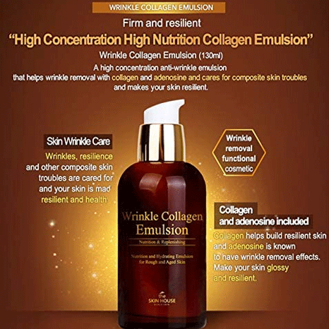 THE SKIN HOUSE Wrinkle Collagen Emulsion 130ml - Image 2