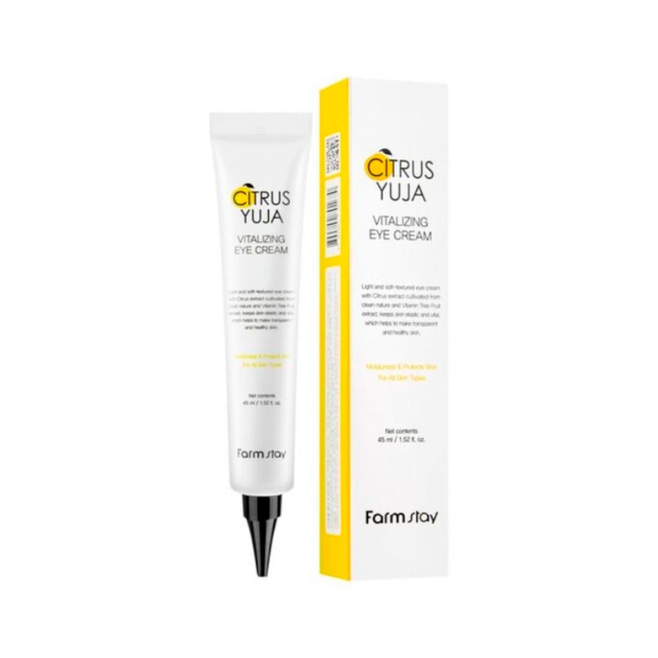 FARMSTAY CITRUS YUJA VITALIZING Eye Cream, 45 ml