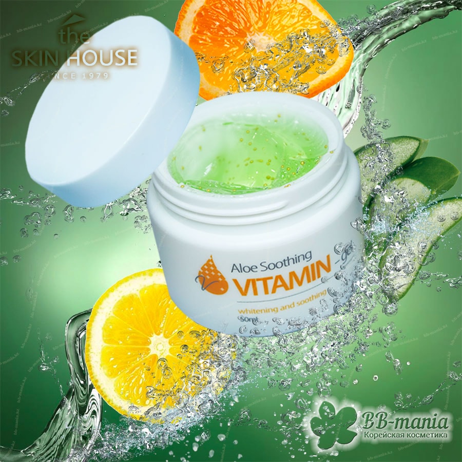 THE SKIN HOUSE Aloe Soothing Vitamin C Gel 50ml - Image 2