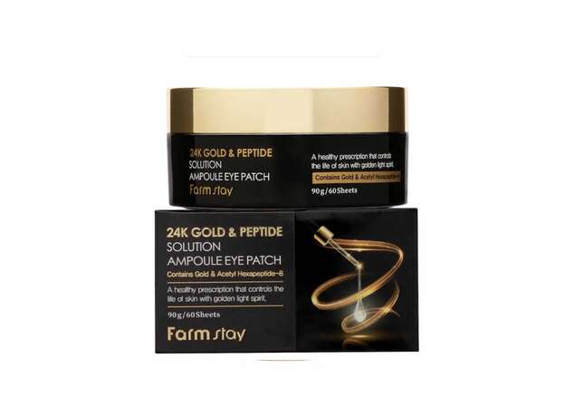 Farmstay 24k Gold & Peptide Solution Eye Patches 90gr 60pcs