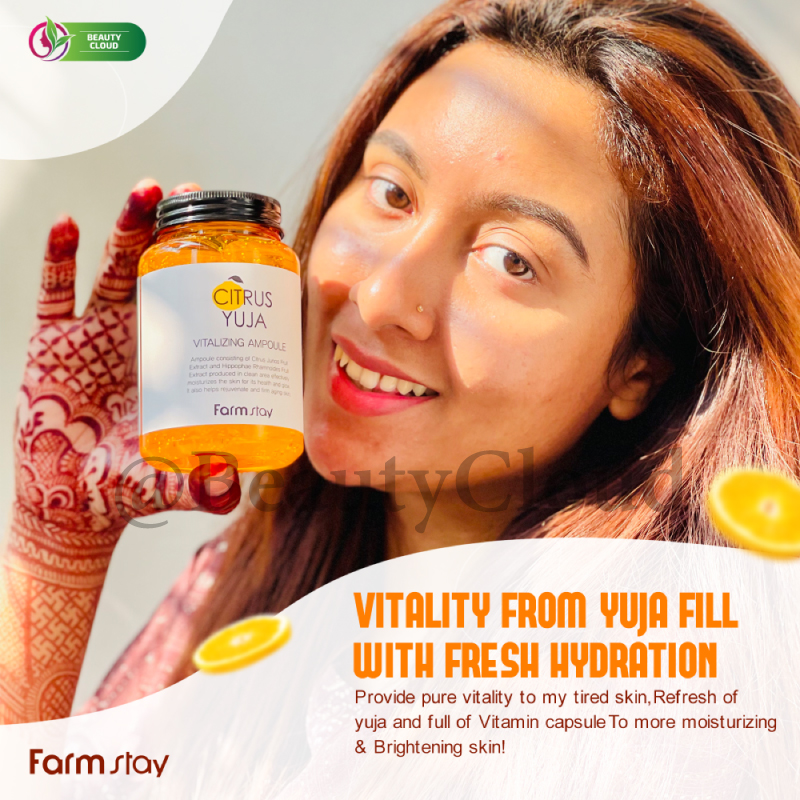 FARMSTAY CITRUS YUJA VITALIZING Ampoule, 250 ml - Image 3