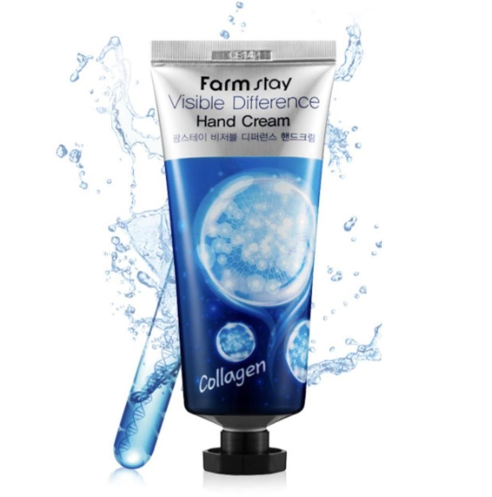 FARMSTAY VISIBLE DIFFERENCE Hand Cream COLLAGEN, 100 ml - Image 3