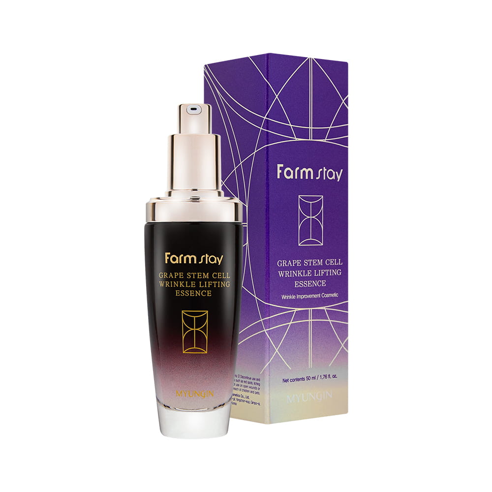 FARMSTAY GRAPE STEM CELL Whitening Lifting Essence, 50 ml