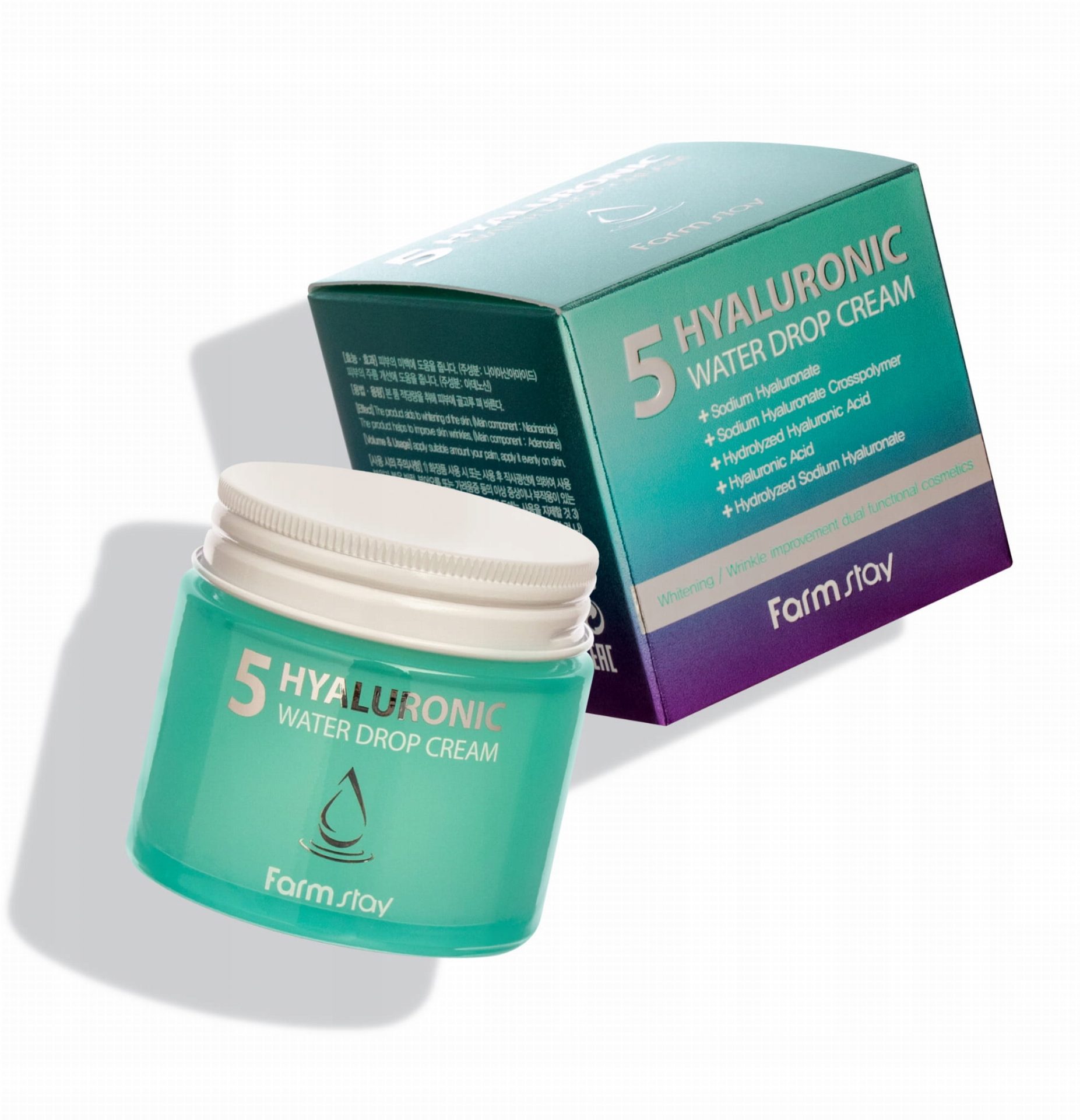 FARMSTAY HYALURONIC WATER DROP CREAM, 80 ml - Image 2