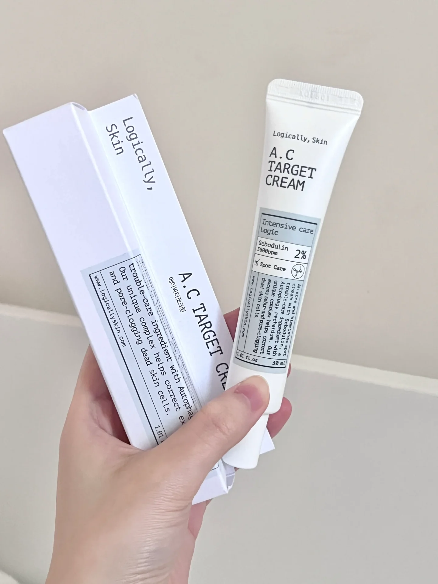 Logically, Skin - A.C Target Cream - Soothing Spot Cream for Imperfections - 30ml - Image 3