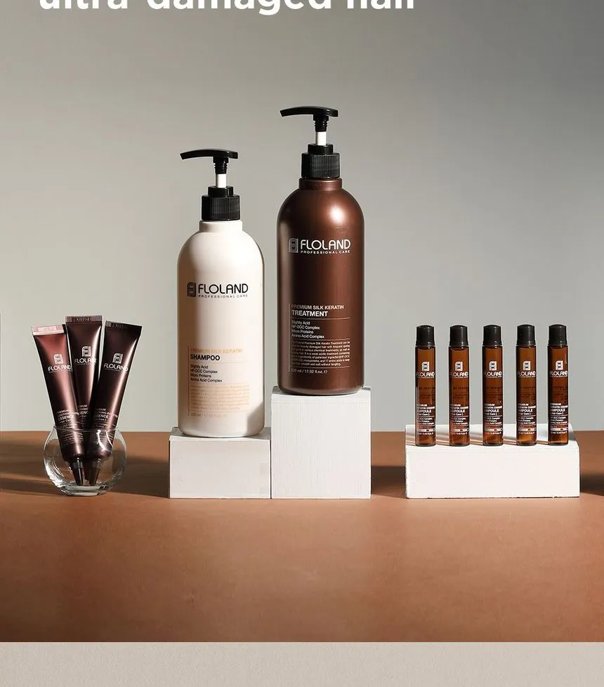 FLOLAND Premium Silk Keratin Treatment, 530 ml - Image 3