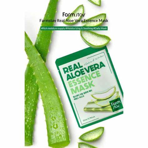 FARMSTAY REAL ALOEVERA Essence Mask, 23 ml - Image 3