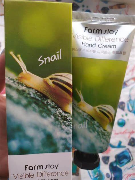 FARMSTAY VISIBLE DIFFERENCE Hand Cream SNAIL, 100 ml - Image 3