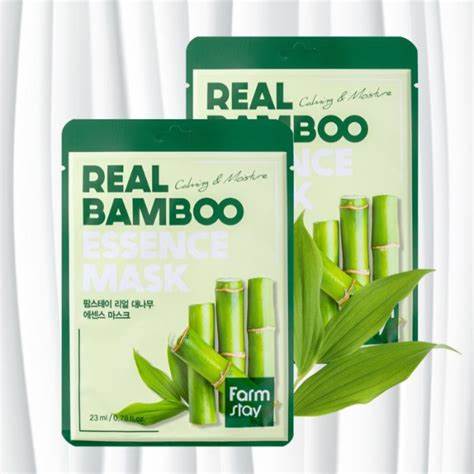 FARMSTAY REAL BAMBOO Essence Mask, 23 ml - Image 2