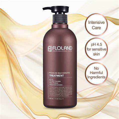 FLOLAND Premium Silk Keratin Treatment, 530 ml