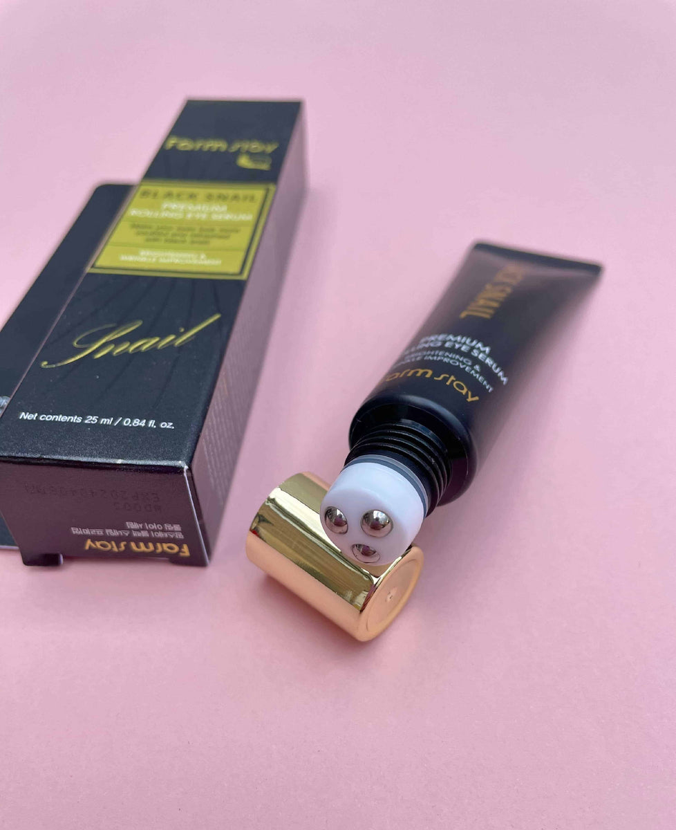 FARMSTAY BLACK SNAIL PREMIUM ROLLING EYE SERUM, 25 ml - Image 3