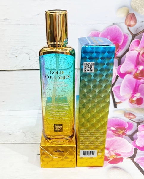 FARMSTAY GOLD COLLAGEN Nourishing 2 in 1 Serum Toner, 130 ml - Image 3