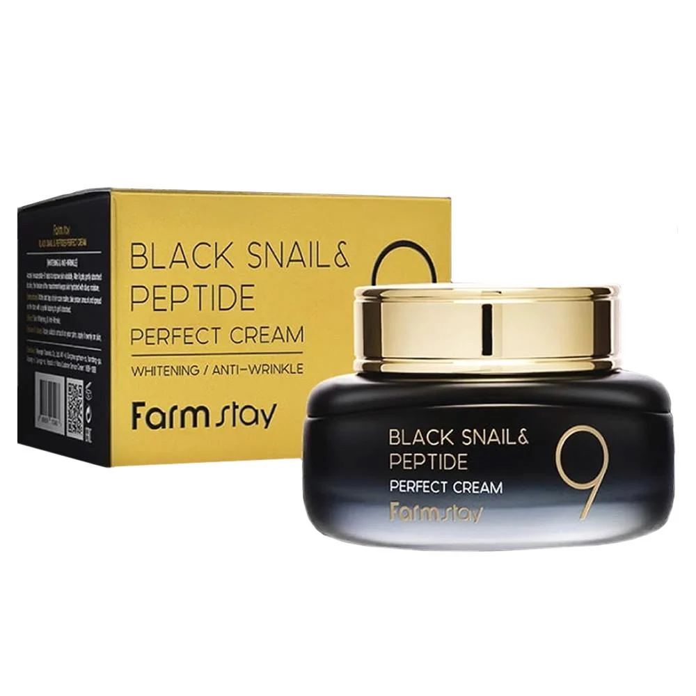 FarmStay Black Snail & Peptide9 Super Vitalizing Cream