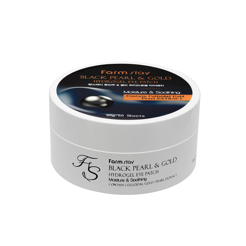 FARMSTAY BLACK PEARL&GOLD HYDRO Gel EYE PATCH, 60 pcs. - Image 2