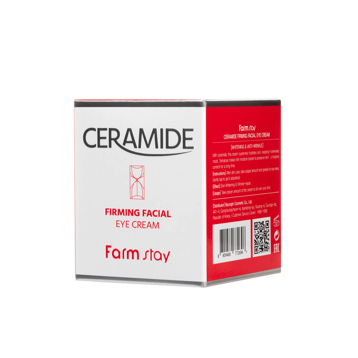 FARMSTAY CERAMIDE Firming Facial EYE CREAM, 50 ml - Image 3
