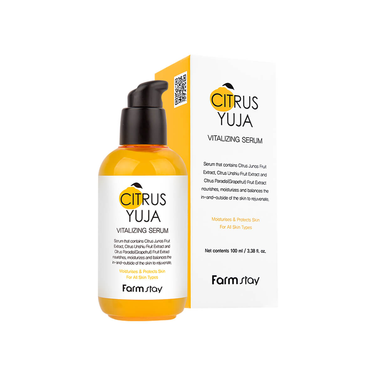 FARMSTAY CITRUS YUJA VITALIZING Serum, 100 ml