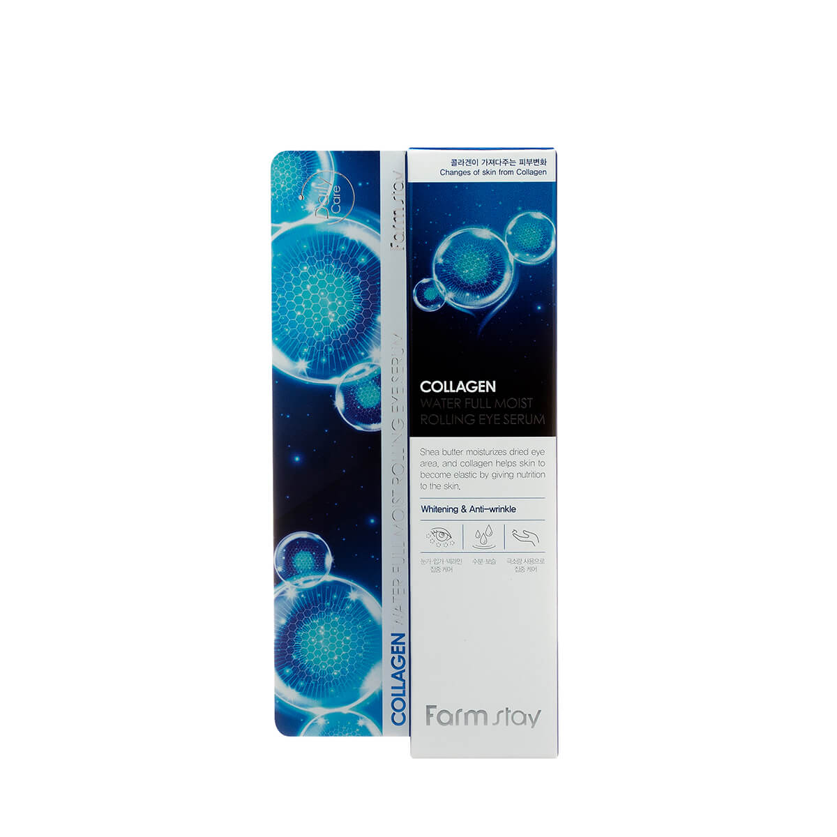 FARMSTAY COLLAGEN WATER FULL MOIST ROLLING EYE SERUM, 25 ml - Image 3