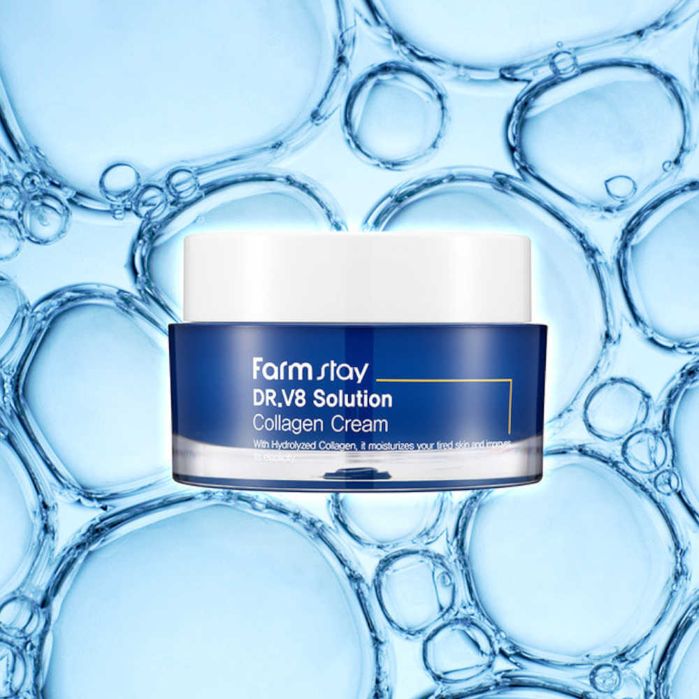 FARMSTAY DR-V8 SOLUTION Collagen Cream, 50 g