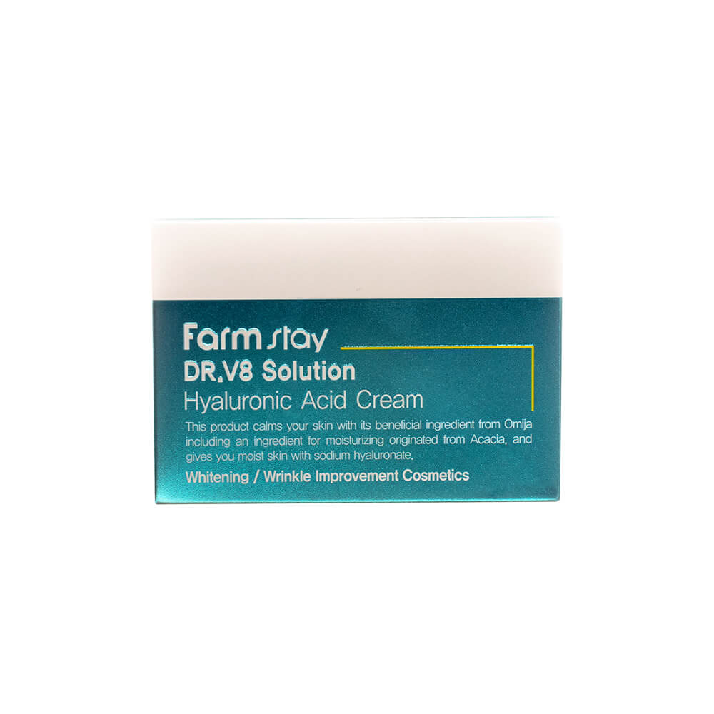 FARMSTAY DR-V8 SOLUTION CREAM HYALURONATE, 80 ml - Image 3