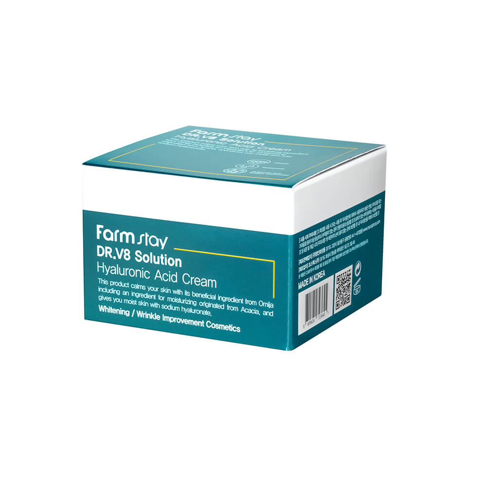 FARMSTAY DR-V8 SOLUTION CREAM HYALURONATE, 80 ml - Image 5