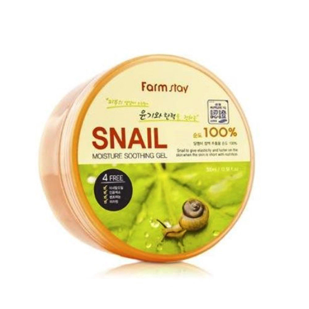FARMSTAY SNAIL MOISTURE SOOTHING Gel, 300 ml - Image 3