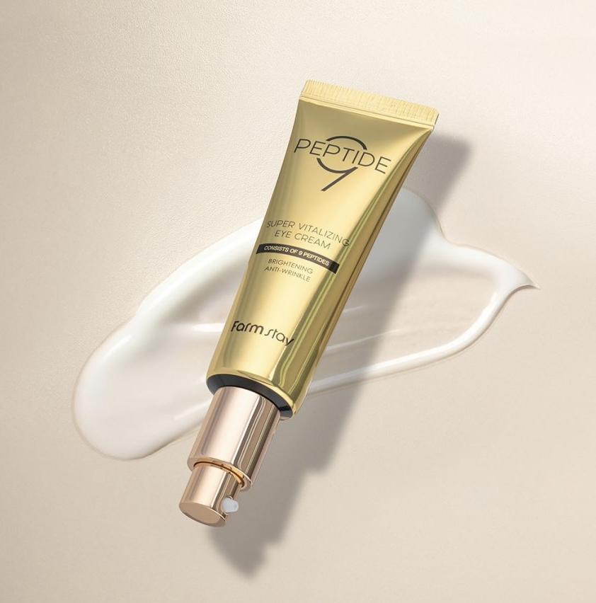 FARMSTAY PEPTIDE9 SUPER VITALIZING Eye Cream, 50 ml - Image 3