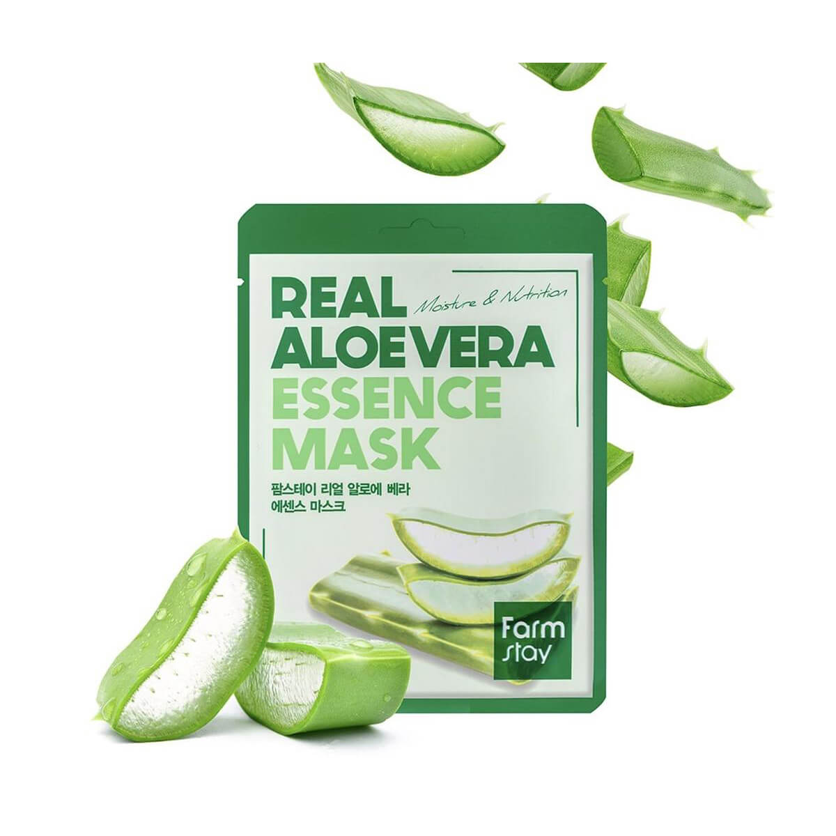 FARMSTAY REAL ALOEVERA Essence Mask, 23 ml