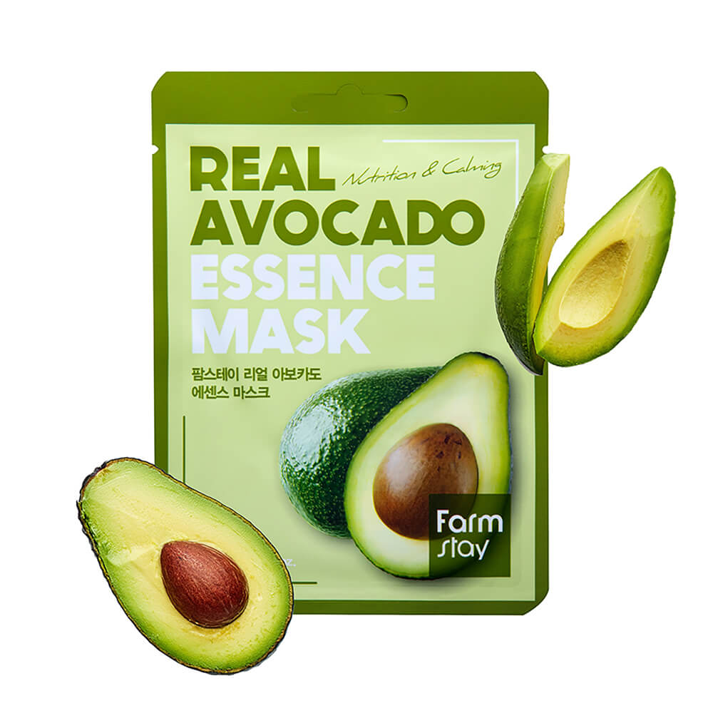 FARMSTAY REAL AVOCADO Essence Mask, 23 ml