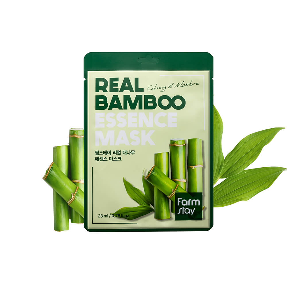 FARMSTAY REAL BAMBOO Essence Mask, 23 ml