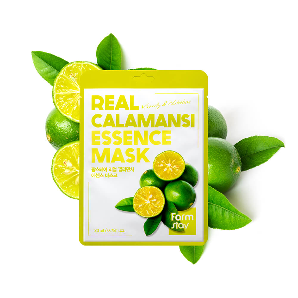 FARMSTAY REAL CALAMANSI Essence Mask, 23 ml