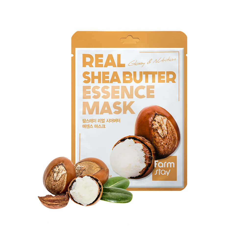FARMSTAY REAL SHEA BUTTER Essence Mask, 23 ml