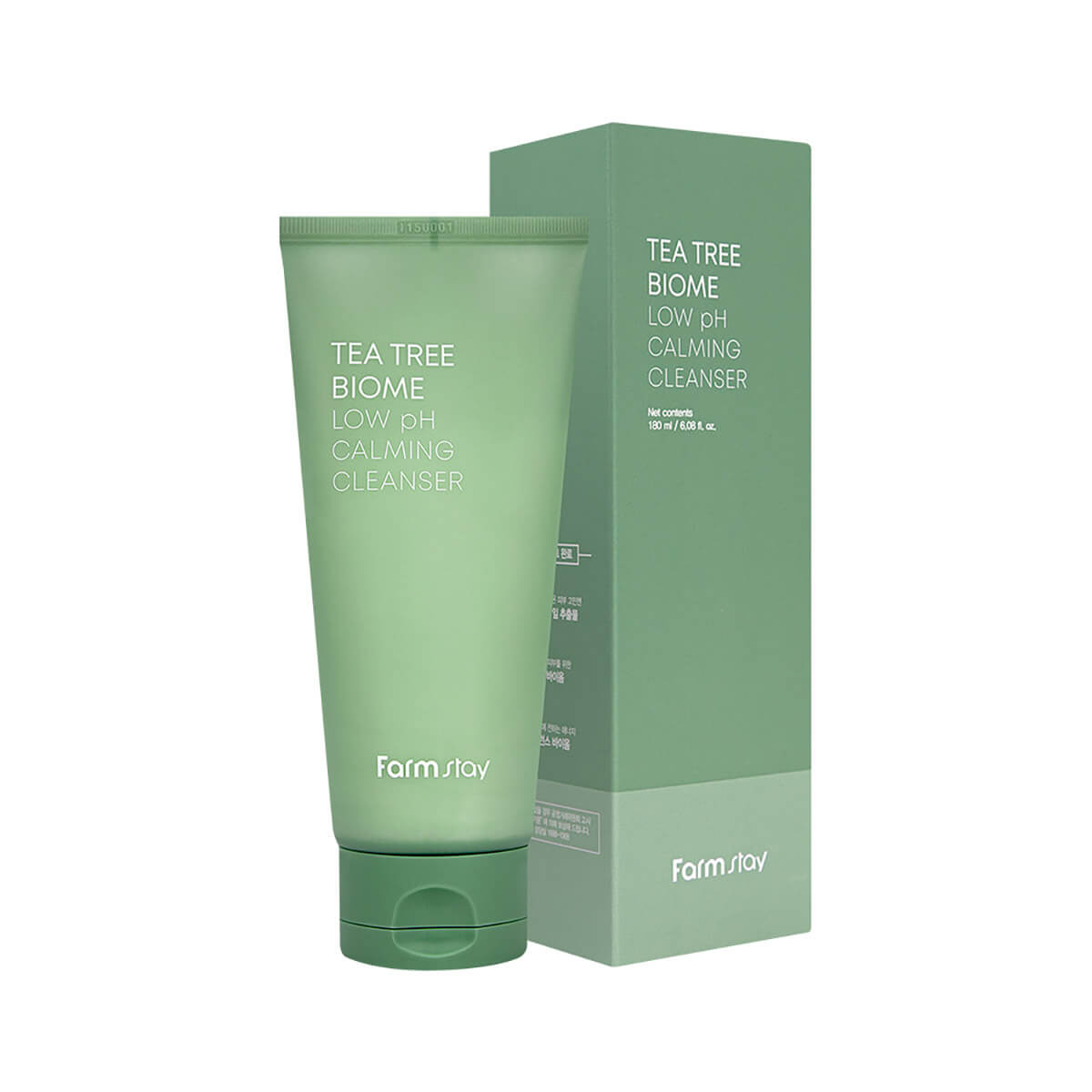 FARMSTAY TEA TREE BIOME Low pH Calming Cleanser, 180 ml