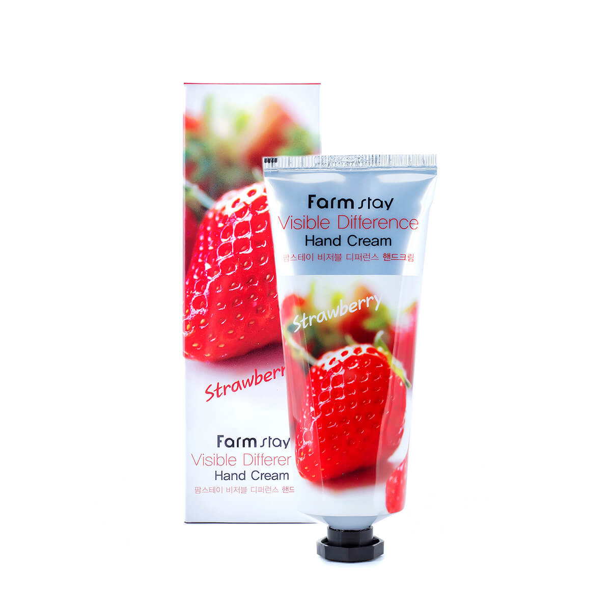 FARMSTAY VISIBLE DIFFERENCE Hand Cream STRAWBERRY, 100 ml