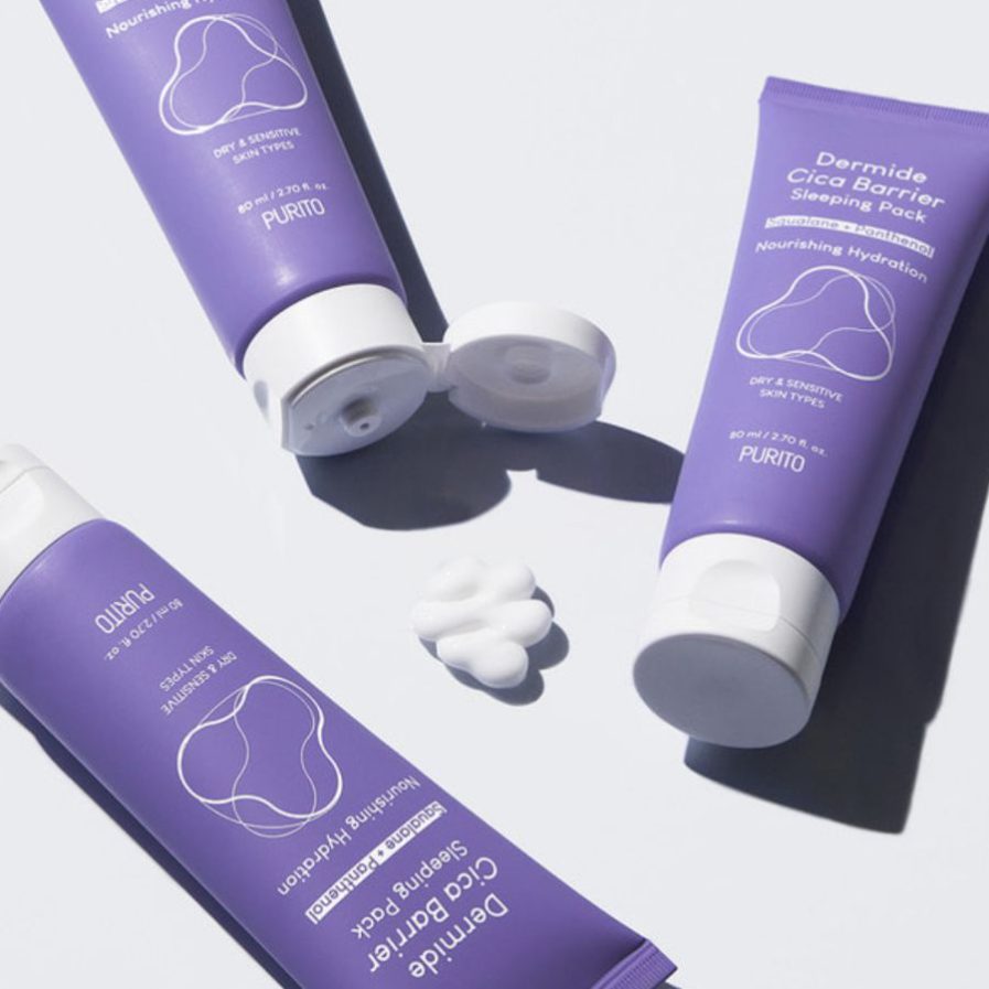 PURITO Dermide Cica Barrier Sleeping Pack 80ml - Image 3