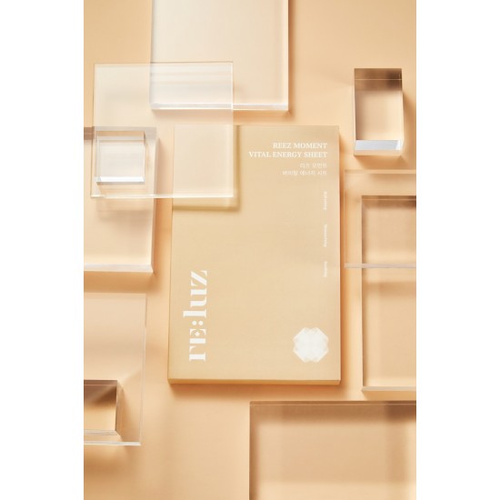 RE:LUZ Hydrogel Sheet Mask - Vital Energy 31ml (Συσκ. 5 τεμαχίων) - Image 4