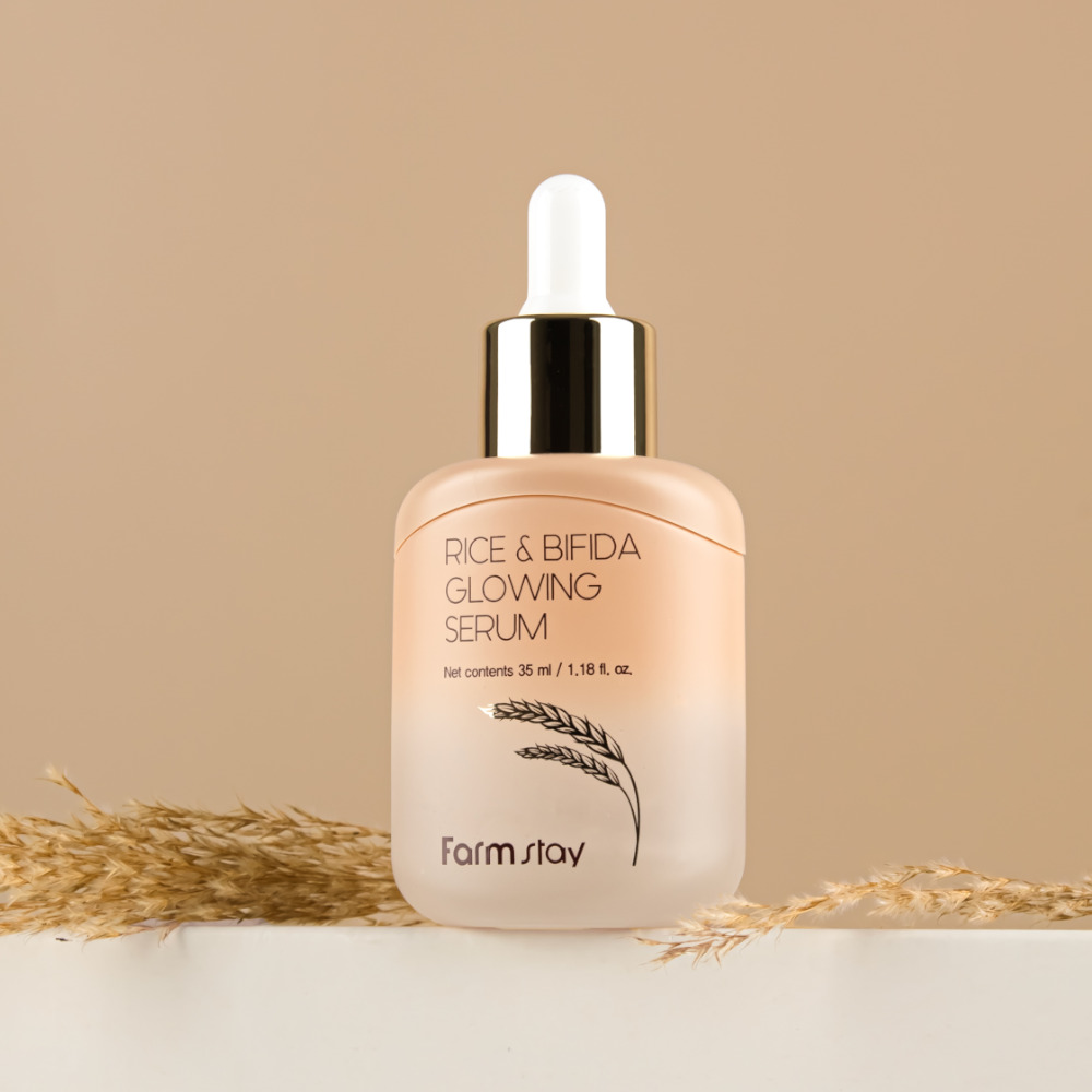 FARMSTAY RICE & BIFIDA Glowing Serum, 35 ml - Image 2