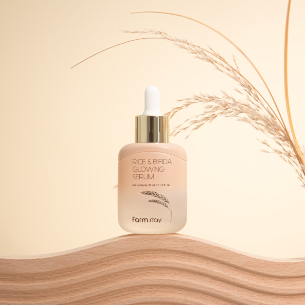 FARMSTAY RICE & BIFIDA Glowing Serum, 35 ml - Image 3
