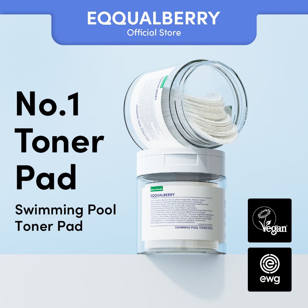EQQUALBERRY - Swimming Pool Daily Facial Toner - Moisturizing and Exfoliating Facial Toner Toner - 300ml - Image 2