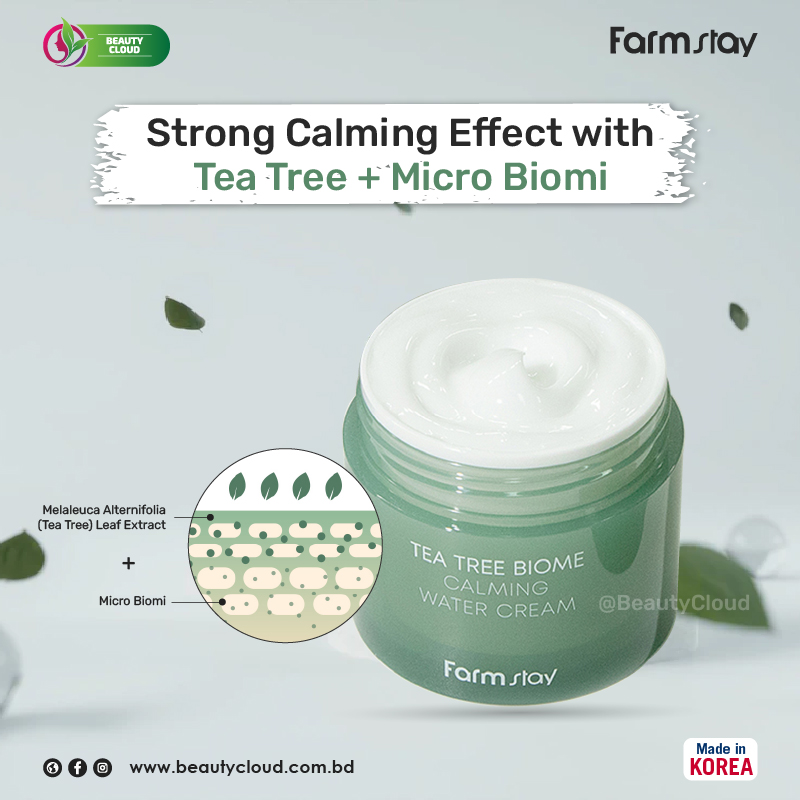 FARMSTAY TEA TREE BIOME CALMING Cream, 80 ml - Image 3