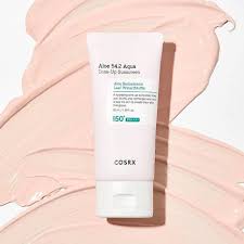 COSRX - Aloe 54.2 Aqua Tone-Up Sunscreen SPF50+/PA++++ - Moisturizing Sunscreen Cream - 50ml - Image 2